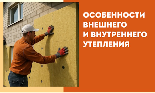 Какие особенности внешнего и внутреннего утепления в Канаше