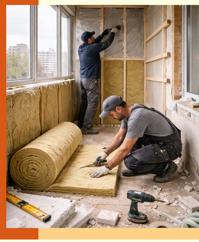 Утепление балкона под ключ в Канаше качественно и быстро